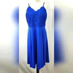 Grace Karin Blue detail dress XL D720800